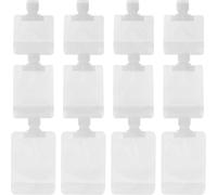 ROMISBABA 12pcs Travel Size Refillable Lotion Pouches 30ml 50ml 100ml Lightweight Leakproof Pet Pa Pe Squeeze Bottles for Travel Toiletries and Outdoor Use