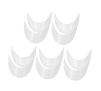 ROMISBABA 15pcs Hat Brim Repair Patch Plastic Inserts for Baseball Cap Visor Replacement Stiff Cap Brim Padding for Tennis Hats DIY Sewing Craft Supplies Stable Fit and Reusable Design White