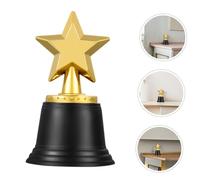 ROMISBABA 15pcs Small Plastic Star Trophies for Students School Competition Classroom Rewards Motivational Recognition Awards for Cup Design