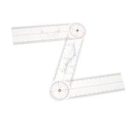 ROMISBABA 17-inch Acrylic Goniometer Orthopedic Angle Measure for Joint and Spinal Assessment Tool, Multi-Purpose and Safe Range of Motion Measurer for Hospital Use and Physical Therapy