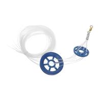 ROMISBABA 18 Strings Transparent Hand Throw Cast Net Replacement Wire Strings Strong Fishing Line for Freshwater and Saltwater Net Repair Outdoor Fishing Supplies