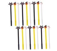 ROMISBABA 18pcs Halloween Gel Pens with Pumpkin Bat Ghost Figures Smooth Writing Cartoon Ink Pens for Office School Party Gifts and Spooky Stationery Fans