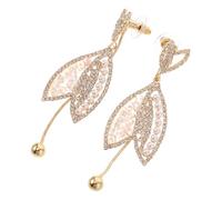 ROMISBABA 1Pair Elegant Dangle Earrings for Women Crystal Tassel Lightweight Comfortable for Weddings Parties and Special Occasions Versatile Fashion Jewelry