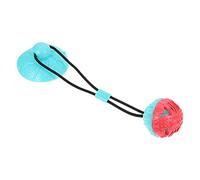 ROMISBABA 1Pc Dog Chew Durable Suction Cup Ball for Interactive Play Energy Reducer for Dogs Teeth Cleaning Function Safe Tpr Material for Tugging and Chewing