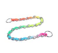 ROMISBABA 1pc Rainbow Decorative Neck Belt Dog Pulling Strap Harness Lightweight Pet Leash for Training Daily Use and Strong Breeds Even Pressure Distribution Comfortable Fit