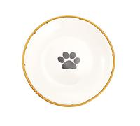 ROMISBABA 1set Creative Elevated Puppy Feeder Cat Bowl Set Iron Stand Non- Ceramic Pet Food Dish for Cats and Dogs Vomit Design for Comfortable Eating and Digestion