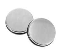 ROMISBABA 2 Pcs Bathroom Sink Plugs round Flip Top Sink Waste Stainless Steel Strainers with Thickened Silicone Gasket Anti-Wear Easy to Install