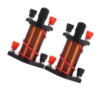 ROMISBABA 2 Pcs Copper Electromagnetic Induction Coils Physics Experiment Solenoids for Teaching and Laboratory Use Portable Physics Demonstration Equipment