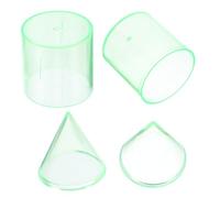 ROMISBABA 2 Sets Geometric Volume Ratio Demonstrator Cylinder and Cone Models Math Teaching Aid for Classroom and Home Learning Sturdy Mathematics Teaching Tools for Accurate Volume
