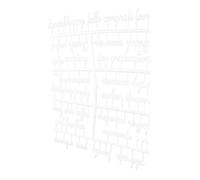 ROMISBABA 2 Sets Plastic Felt Board Letters for Desktop Felt Message Boards Reusable Alphabet Accessories for Home Office and Event Signage