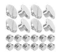 ROMISBABA 200pcs Metal Studs Rivet Chicago Screws Bookbinding Supplies for DIY Purses Belt Repair Scrapbooking Journal Kit Binding Rivets