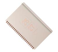 ROMISBABA 2026-2027 Monthly Calendar Planner Notebook Beige - Personal Organizer with Weekly Goals, Compact Appointment Book for Office and School Time Management