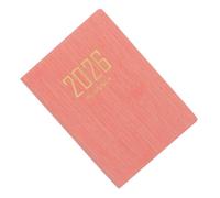 ROMISBABA 2026 A7 Daily Planner Notebook Pocket Size Work Planner Organizer with Clean Writing Experience and Ink Bleedthrough Reduction for School and Office Use
