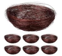 ROMISBABA 20Pcs Artificial Birds Nest Decorative Bird Nests Made of Premium Thread Material for Photography Prop and Party Use for Cold Dish Simple and Natural Style