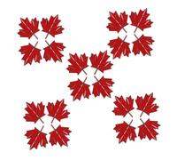 ROMISBABA 20pcs Canadian Maple Leaf Brooch Pins Alloy Enamel Lapel Pins for Women Men Small Fade Resistant Thanksgiving Souvenir Badge Stylish Versatile Accessory for Sweaters Dresses