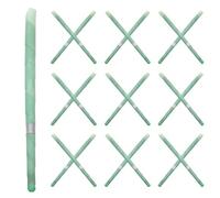 ROMISBABA 20pcs Ear Caring Aromatherapy Sticks for Wax Removal, Made of Zinc Alloy, Light Green Colour, Practical Ear Cleaning Tools to Help Relax and Sleep for People with Poor Sleep