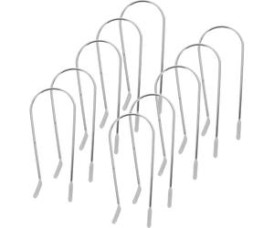 ROMISBABA 20pcs Hot Roller Securing Clamps Replacement Pins Hair Curler Clips for Electric Rollers 2.54cm Hair Styling Tools for Home and Travel Use Random Color