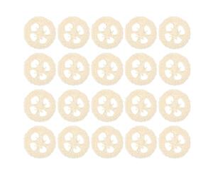 ROMISBABA 20pcs Loofah Hamster Molar Pet Creative Shape Chewing Tool for Teeth Grinding and Reducing Destructive Behavior Small Animal Oral Care