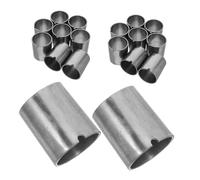 ROMISBABA 20pcs Metal Lock Clips Cone-shaped Shelf Sleeves Heavy Duty Wire Rack Connectors for Kitchen Bathroom Storage Moisture Resistant Shelf Locking Clips Replacement