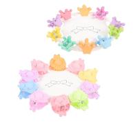 ROMISBABA 20Pcs Mini Claw Clips for Cute Crown and Hat Designs for Everyday Use and Parties Durable Hair Accessories Multi
