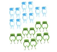 ROMISBABA 20Pcs Nasal Clips for Nosebleeds Fast-Acting Portable Nose Stopper Clips Comfortable Epistaxis Nose Plug for Breathing Exercise Lung Training Blue Green