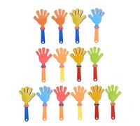 ROMISBABA 20Pcs Plastic Handheld Hand Clapper Party Props for Boys Loud Noise Makers Creative Cheer Accessories for Sports Games Festivals Birthdays Random Color