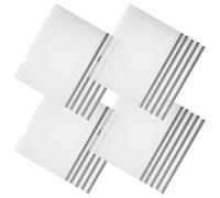 ROMISBABA 20pcs Plastic Sliding File Fixing Clips for A4 Standard Files and Letters, High Flexibility Project Management Report Covers with Assorted Colour Triangular Rods