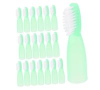 ROMISBABA 20pcs Prison Supplies Short Handle Toothbrushes Soft Bristles Safe Oral Care for Inmates Correctional Facility Use Easy to Hold and Prevent Self-harm