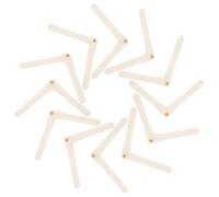 ROMISBABA 20pcs Rc Airplane Needle Hinge Plastic Pin Hinge for Model Aircraft and Rc Plane, Easy Installation and Fast Restoration, Suitable for Outdoor Flying and Repair, White Material