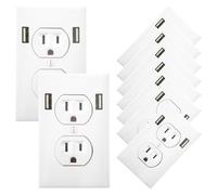 ROMISBABA 20pcs Realistic Fake Power Socket Prank Stickers for Adults, Vinyl Material with Versatile Application and Easy to Use, for Home and Office Jokes and Party Favour Supplies