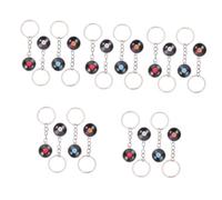 ROMISBABA 20pcs Record Keychain Retro Music Keyring Accessories for Bags and Purses Unique Decorative Keychains for Boys and Girls and Adults for Craft Projects