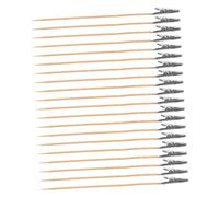 ROMISBABA 20pcs Small Alligator Clips DIY Model Coloring Clamps Bamboo Stick Holder for Crafts Painting and Photo Display Tools for Hobby Artists