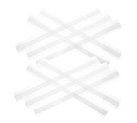 ROMISBABA 20pcs Transparent Self-Adhesive Plastic Label Holders Shelf Price Tag Strips Clear Retail Store Supermarket Convenience Store Label Display