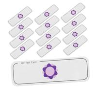 ROMISBABA 20pcs Uv Testing Cards Identifying Cards Testing Portable for Daily Use