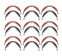 ROMISBABA 20pcs Vintage Fish Hair Claw Clip Lightweight Plastic Banana Shape Hair Accessories for Women with Strong Grip and Gentle Comfort Suitable for Daily Styling and Casual Outings