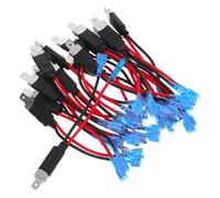 ROMISBABA 20pcs Weatherproof Headlight Socket Adapter Harness for Car Truck Heavy Duty Dual Bulb Wiring Connector with Wide Compatibility and Enhanced Durability for Vehicle Lighting