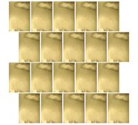 ROMISBABA 24 Sheets A4 Gold Metallic Mirror Cardstock Paper for Card Making and Certificates, 11.7x8.3 Inches, Featuring Crisp Cuts and Sturdy Edges with Reflective Shimmer Finish