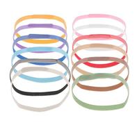 ROMISBABA 24pcs Pet Id Collar for Puppies and Kittens Adjustable Soft Material Double-sided Design for Newborn Litter Identification and Home Breeding Supplies