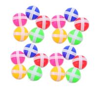 ROMISBABA 25pcs Sticky Throwing Balls Interactive Parenting with Suction Design Safe and Mixed Color Balls for Indoor Outdoor Play and Hand Eye Coordination Development