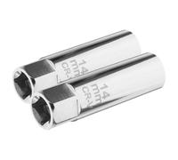 ROMISBABA 2pcs 14mm Magnetic Spark Plug Socket 3/8" Thin Wall Spark Plug Wrench Tool for Car Repair Compatible with Popular Vehicle Brands