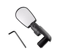 ROMISBABA 2pcs Adjustable Bike Rearview Mirrors Flexible Handlebar Mount Lightweight Black Rear Sight for Bicycle Folding and Road Bikes Clear Wide Angle Reflection Safety Accessories