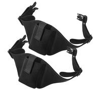 ROMISBABA 2pcs Adjustable Fitness Microphone Belt Waist Pack for Instructors - Lightweight Mic Transmitter Holder Bag for Outdoor Running Aerobics and Group Exercise
