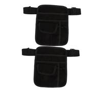 ROMISBABA 2pcs Adjustable Waitress Waist Apron Bag Tool Organizer Pouch for Servers Money Pouch with Belt for Restaurant Tips and Accessories