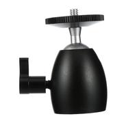 ROMISBABA 2pcs Aluminum Mini Tripod Ball Head with Screw Swivel and Tilt Camera Mount Adapter for DSLR Accessories Smooth Angle Rig Compatible