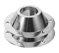 ROMISBABA 2pcs Aluminum Rv Table Base Mount Lightweight Heavy Duty Camper Table Pedestal Base for Yacht and Motorhome with Easy Installation and Fixing Accessories