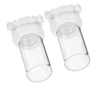 ROMISBABA 2pcs Ant Feeder Watering Supplies with 10ml Capacity, Glass and Plastic Material, Easy to Operate and Reduces Risk of Drowning, for Ants in Summer and Spring Build