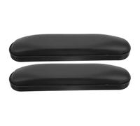 ROMISBABA 2pcs Arm Rest Cushion Wheelchair Arm Pads Comfortable Replacements Sponge Leather Material Waterproof Wear-Resistant Classic Style Simple Shape Home Use for Wheel Workers