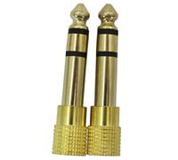 ROMISBABA 2pcs Audio Microphone Adapter Plug Stereo Jack Converter for Headphones Musicians Sound Engineers Compatible with Mixing Consoles Guitar Amps Mobile Phones Tablets Computers