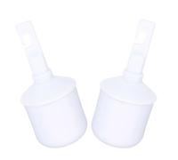 ROMISBABA 2Pcs Blind Cane Rubber Tip Replacement Walking Stick End Caps Rolling Ball Hooked Crutch Accessory for Elderly Disabled with Non-Slip Bottom Suitable for Outdoor Use