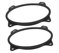 ROMISBABA 2pcs Car Speaker Spacer Rings Lightweight Plastic Speaker Adapter for Easy Installation and Use Precise Cutouts for Secure Fit Compatible with Car Audio Systems